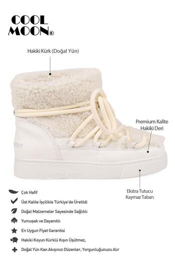 Cool Moon Genuine Fur Women's Sneakers 355067