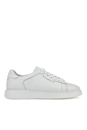 Ziya , Men's Genuine Leather Sneaker 151423Z512 White