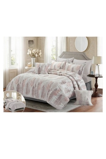 smart home Double bed sheet set, double-sided system, 8-piece bed sheet, filling(350g/m²), 240x260cm