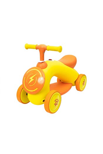 Z-Tools Plastic tricycle, without pedals for children, with music and light, yellow / ZTS8392