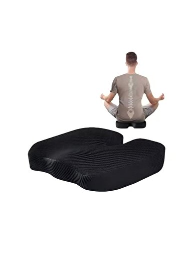 Generic Memory Foam Gel Car Seat Cushion U-shaped Office Chair Cushion Pregnant Women Hip Pad Breathable
