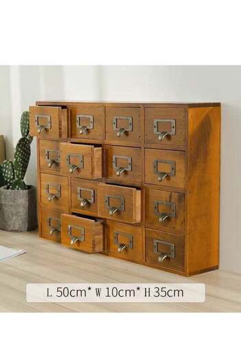COOYA Jewelry Box,Wooden Desktop Organizer,Stylish Storage for Jewelry Small Items