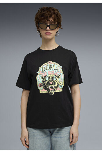Puma Graphic Fest Relaxed Tee Women