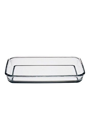 ORTAKÖY CENNETİ Rectangular Pyrex Tray 34X22Cm, 1900 Cc, Brown, Durable and Stylish Kitchen Product