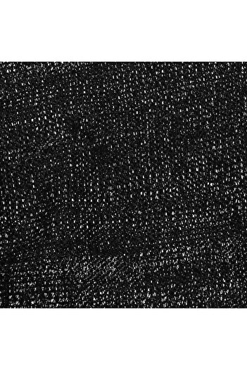 OEM Balcony protection made of PVC mesh, with metal rings for fastening, 105x700 cm, black