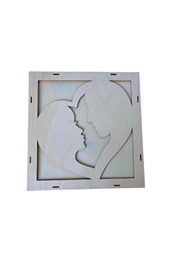 OEM Square wooden frame, Lovers for moss, size 29cm x 3cm