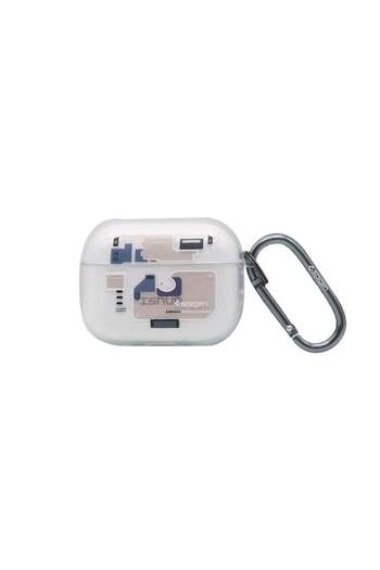 SP AirPods Case, Transparent Color, First Edition, Transparent Gray