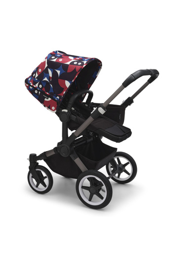 Bugaboo Donkey 5 Animal Explorer Stroller Hood Red/Blue