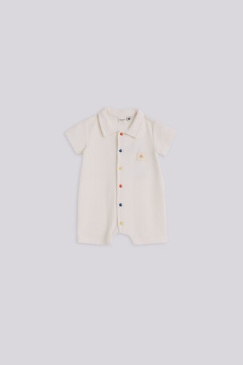 Layette Baby Boy Ecru Overall