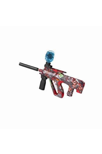 rexa Splatter Ball Blaster with Water Bead Magazine & Red/Black Camo Design