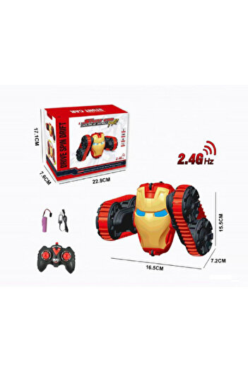rexa Iron Man Stunt RC Car 2.4Ghz with Remote Control & Rechargeable Battery
