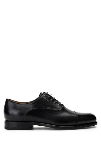 Valentino Men's Genuine Leather Black Classic Shoes