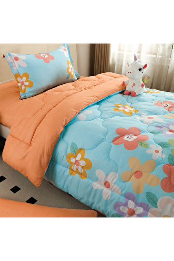 Alhabib bedding Tiffany Orange Single and a Half Summer Timon Baby Bedspread, 5 Pieces