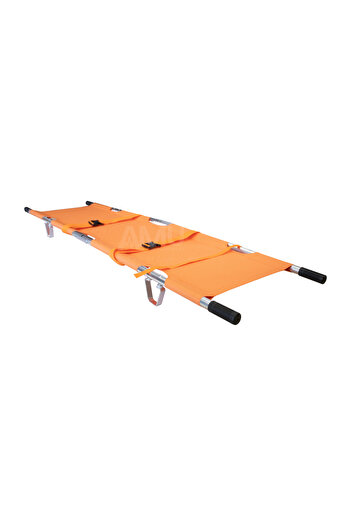 Stutenham FZE Foldable Stretcher W/o Wheels (Orange)