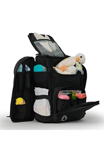 PEPPYTHINGS Carbon Mother Baby Bag