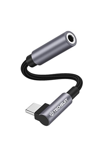SKYDDAR INNOVATION Type-C Audio Adapter, MusicDoX AC7, Hi-Fi Sound, 3A Charging, Gray