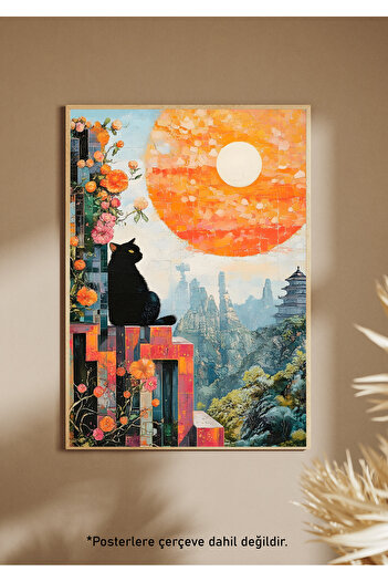 One Little Happiness Table Aesthetic Wall Painting, Frameless Painting