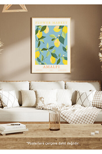 One Little Happiness Table Aesthetic Wall Painting, Frameless Painting