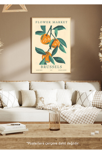 One Little Happiness Table Aesthetic Wall Painting, Frameless Painting