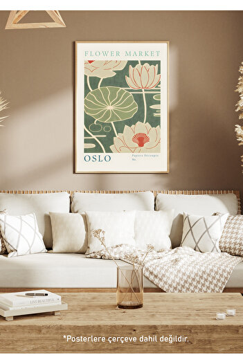 One Little Happiness Table Aesthetic Wall Painting, Frameless Painting