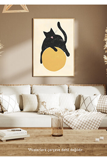 One Little Happiness Table Aesthetic Wall Painting, Frameless Painting
