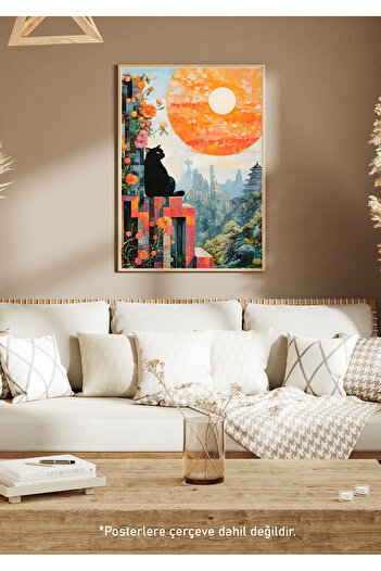 One Little Happiness Table Aesthetic Wall Painting, Frameless Painting