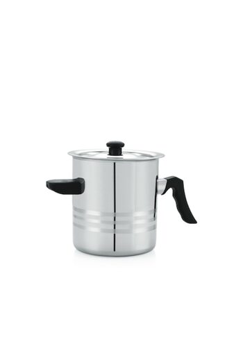 OEM Oală pentru lapte 2,5 litri cu capac, pereți dubli și fluier - GRUNBERG - GR1517
