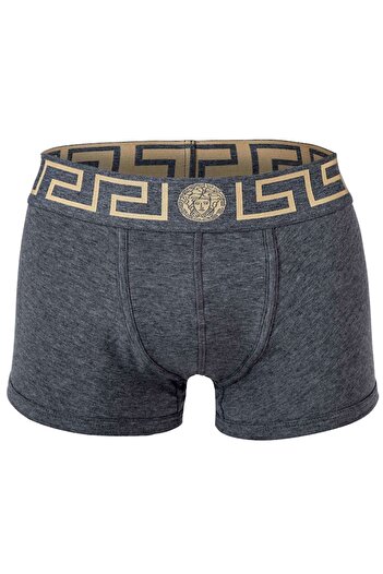 Versace - Boxers with Logo Waistband Topeka, Dark Gray, L