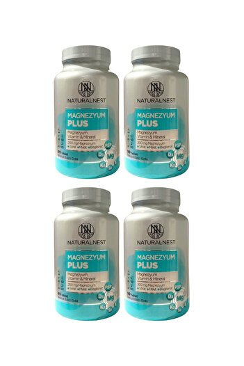 Naturalnest Magnesium Plus 90 Tablets (4 Pieces)