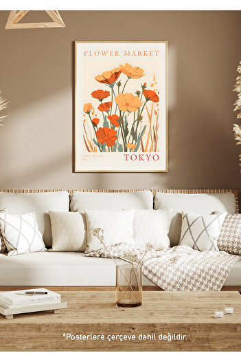 One Little Happiness Table Aesthetic Wall Painting, Frameless Painting