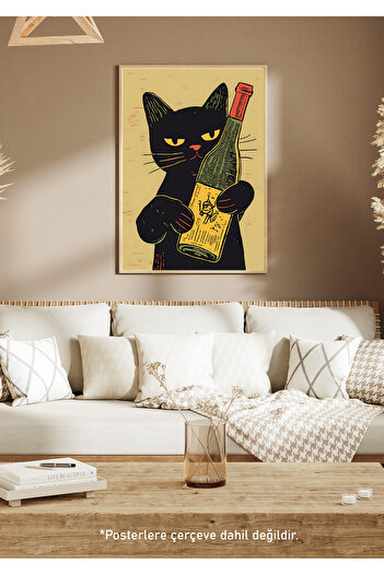 One Little Happiness Table Aesthetic Wall Painting, Frameless Painting