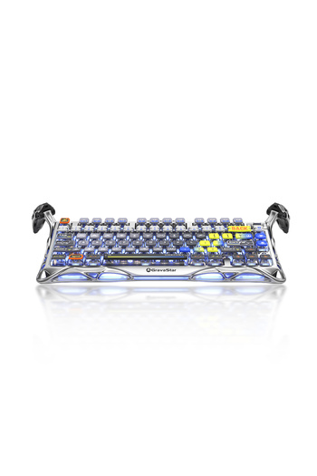 Gravastar لوحة مفاتيح الألعاب الميكانيكية اللاسلكية Mercury K1 Pro 75%
