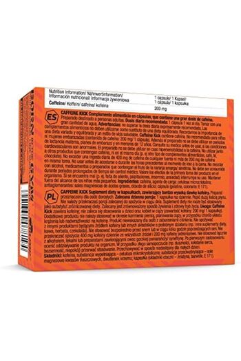 OLIMP SPORT NUTRITION Caffeine Kick, 60 Capsules, Supports the Burning of Fat