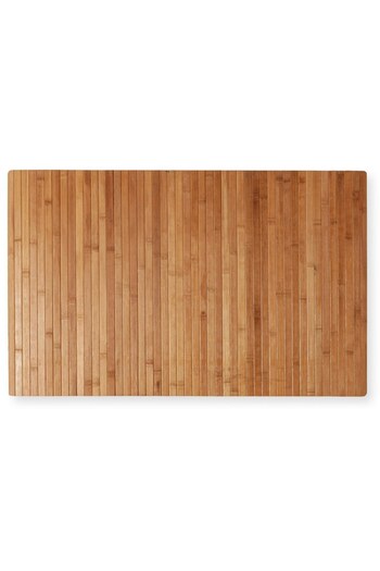 OEM Rectangular bamboo and rubber rug, 50 x 120 cm, Grunberg BM027/NATURE