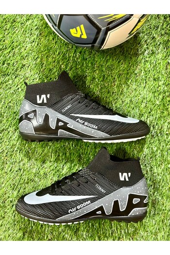 Walked Men's Children's Adult Marcuriel Siperfly Toothless Turf Football Shoes with Socks