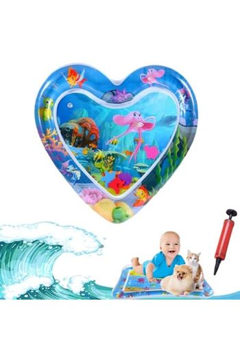 Toybox Inflatable Tummy Time Water Mat Heart Shaped 63x63cm