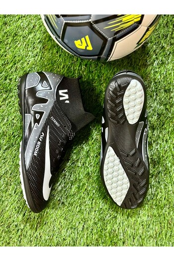 Walked Men's Children's Adult Marcuriel Siperfly Toothless Turf Football Shoes with Socks