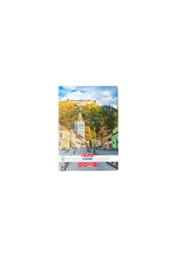 Herlitz Caiet România A4, Culoare Multicoloră, Material Hârtie, 80 de Coli, Format Grilă