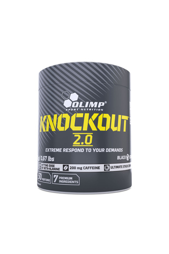 OLIMP SPORT NUTRITION Knockout 2.0, Bubble Blow, 0.67 LB, Pre-Workout Powder, Increase Strength and Muscle Pump