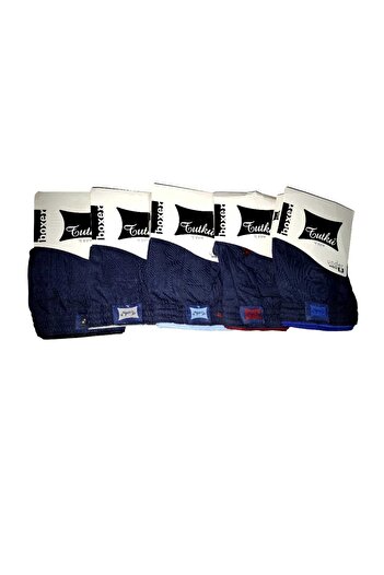 Tutku Men's Combed Cotton Plain Boxer-10 Pieces