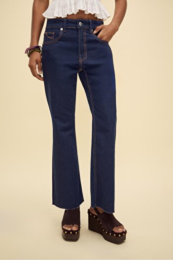Stradivarius D78 Cropped flared jeans