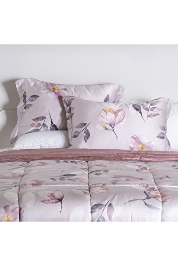Boutique Blanche tencel 3pc queen comforter set 240*200cm, pink
