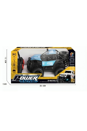 rexa Power Racing RC Off-Road Vehicle 1:16 Scale with Remote
