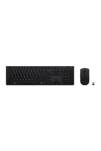 LENOVO 4X31K03968 Full-size Wireless + Bluetooth Keyboard and Mouse Set