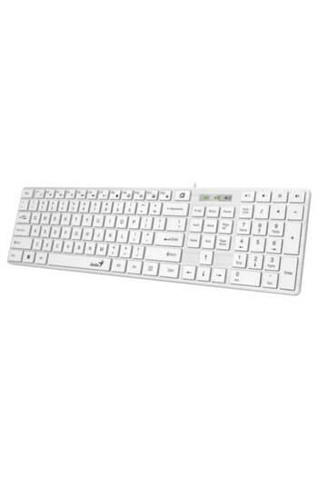 GENIUS Tastatura SlimStar 126 cu fir, USB, multimedia, 104 taste