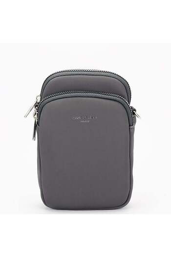 David Jones Dark gray crossbody bag David Jones Paris CM6906 M0