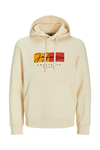 Jack & Jones Jorfrederıksberg Krem Мъжка суитшърт 12274585