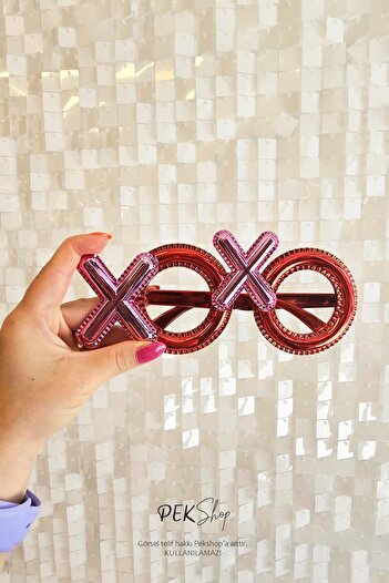 PEKSHOP Shiny Xoxo Glasses Party Glasses Bachelorette Glasses