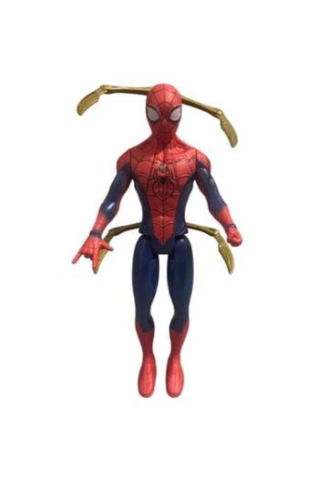 AVENGERS Spiderman figure, Avengers, removable weapons and LED light, 15 cm, red-blue
