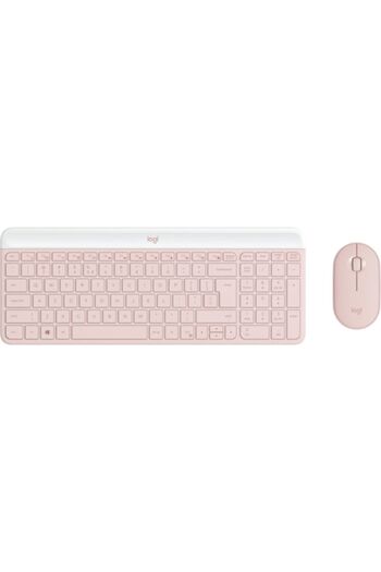 logitech Wireless Keyboard and Mouse Combo MK470, Slim, US Layout, Rose